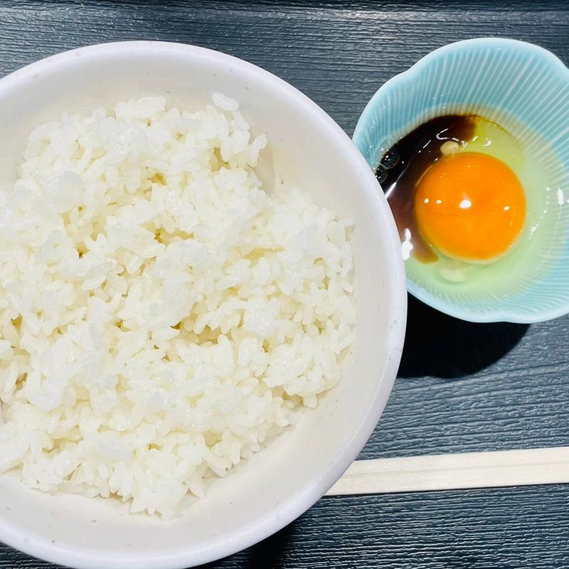 卵かけご飯(自家製生うどん　麦さと屋)