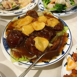 アワビとしいたけと野菜の煮込み(Fook Yuen Seafood Restaurant)