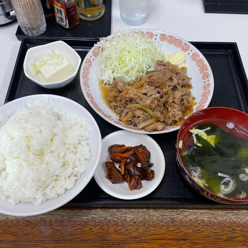 牛焼肉ランチ(二味ラーメン )
