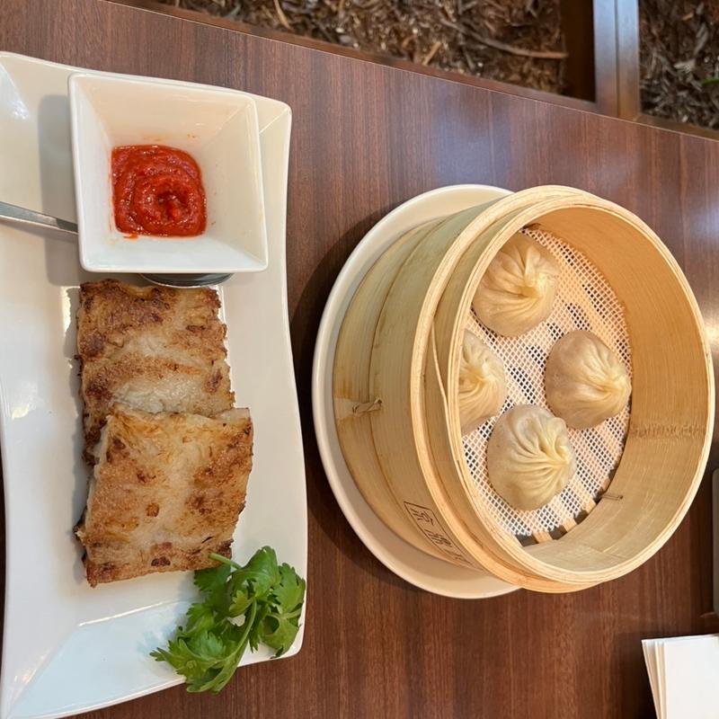 ディナーセットと大根餅(京鼎樓 (ジンディンロウ)そごう千葉店)