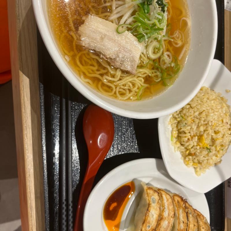 中華そば＋半チャーハン＋焼餃子(桃源　イオンタウン吉川美南店)