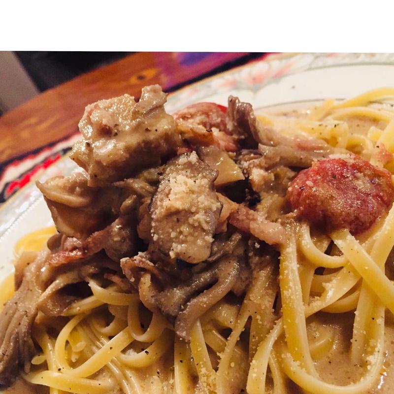 大使館シェフのポルチーニクリームパスタ(Kokoya de kobayashi)