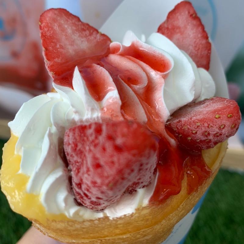 静岡いちごクレープ(Milk Factory NEOPASA静岡上り)