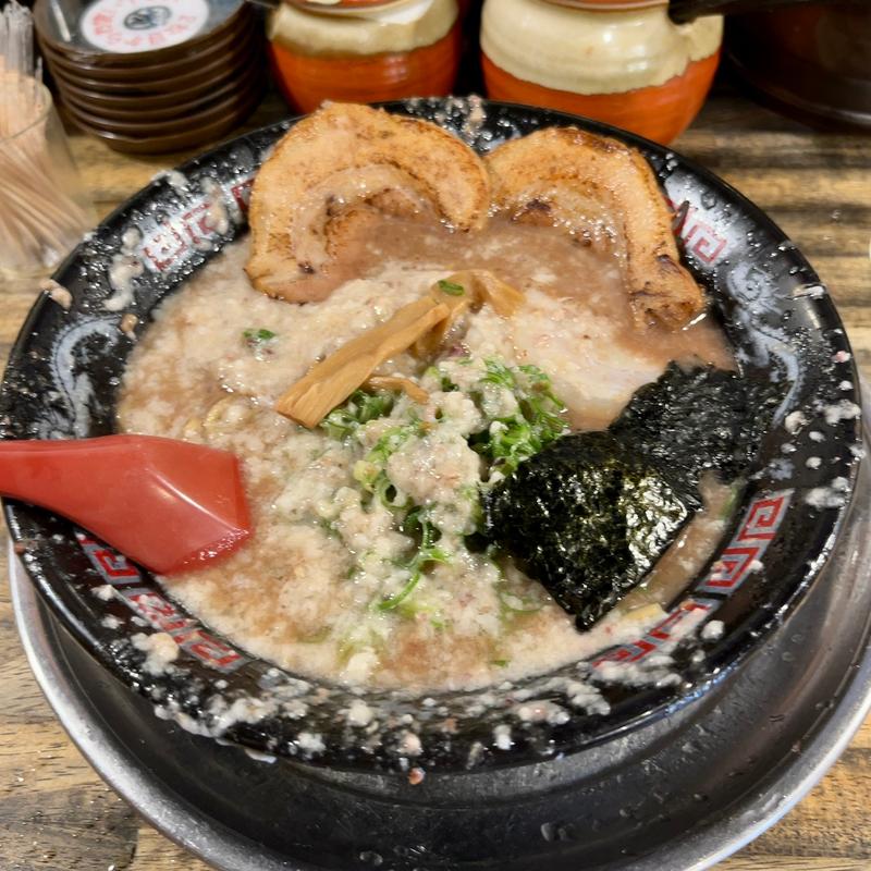 とんこつラーメン(無鉄砲 東京中野店)