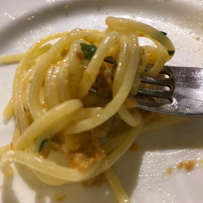 ウニのパスタ(リストランテ　モトムラ)