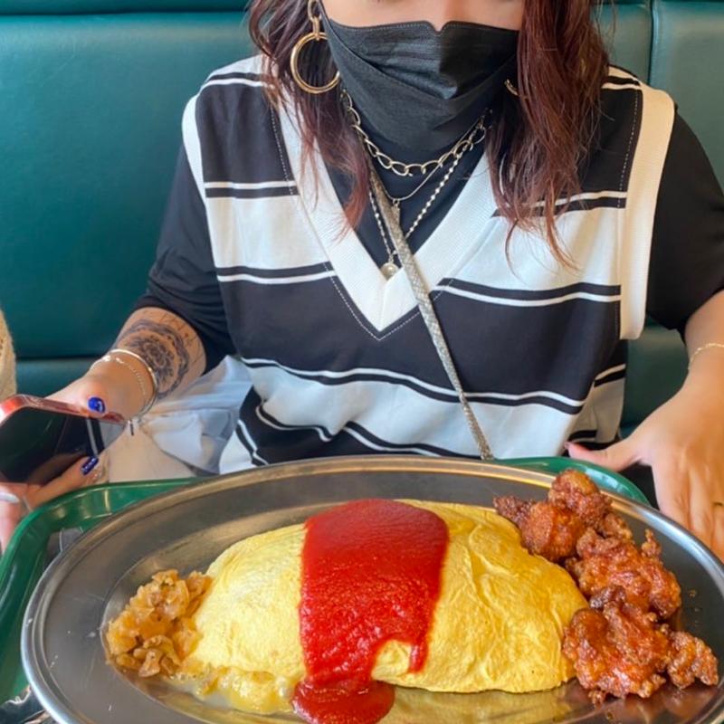 オムライス(ラッキーピエロ 戸倉店)