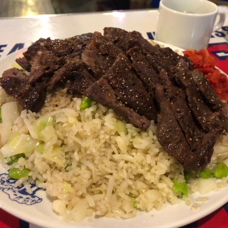 カンザスシティ ステーキ(肉増し+大)(U･K WILDCATS CAFE 高井田本店｜UKカフェ)