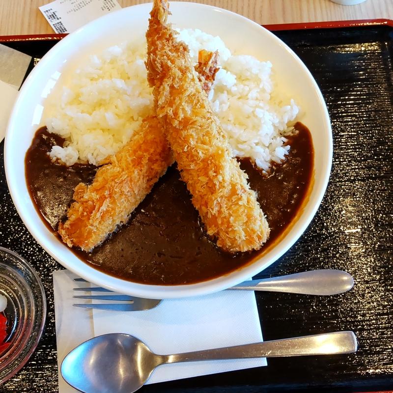 エビフライカレー(ごはん処あさひ屋旭川空港店)