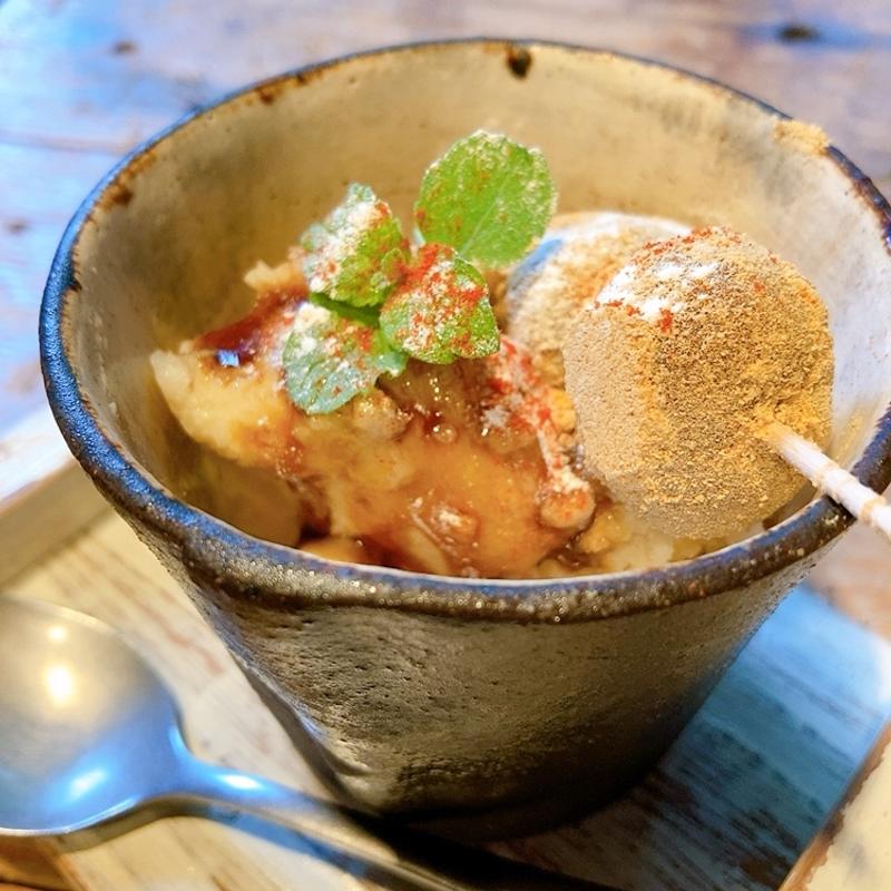 黒蜜バニラアイスと生きなこ(aet)