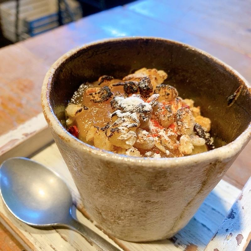 りんごと緑茶カスタードのバターグラタン(aet)