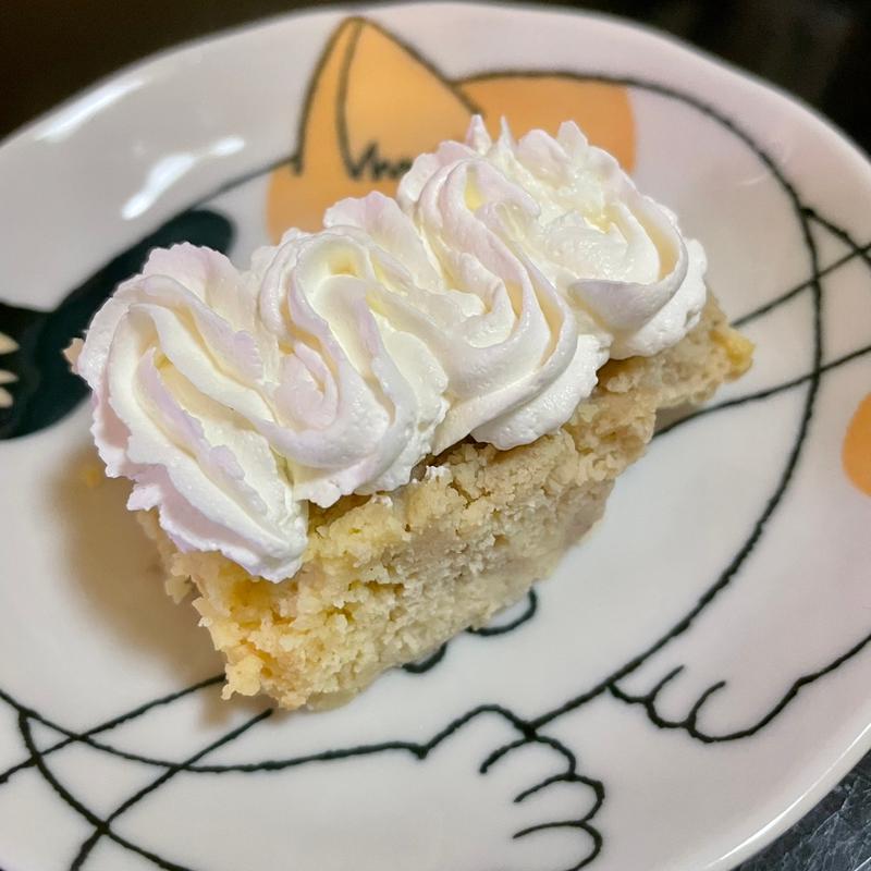 蒸しケーキ(おからパウダー,赤ワインレーズン)(自宅)