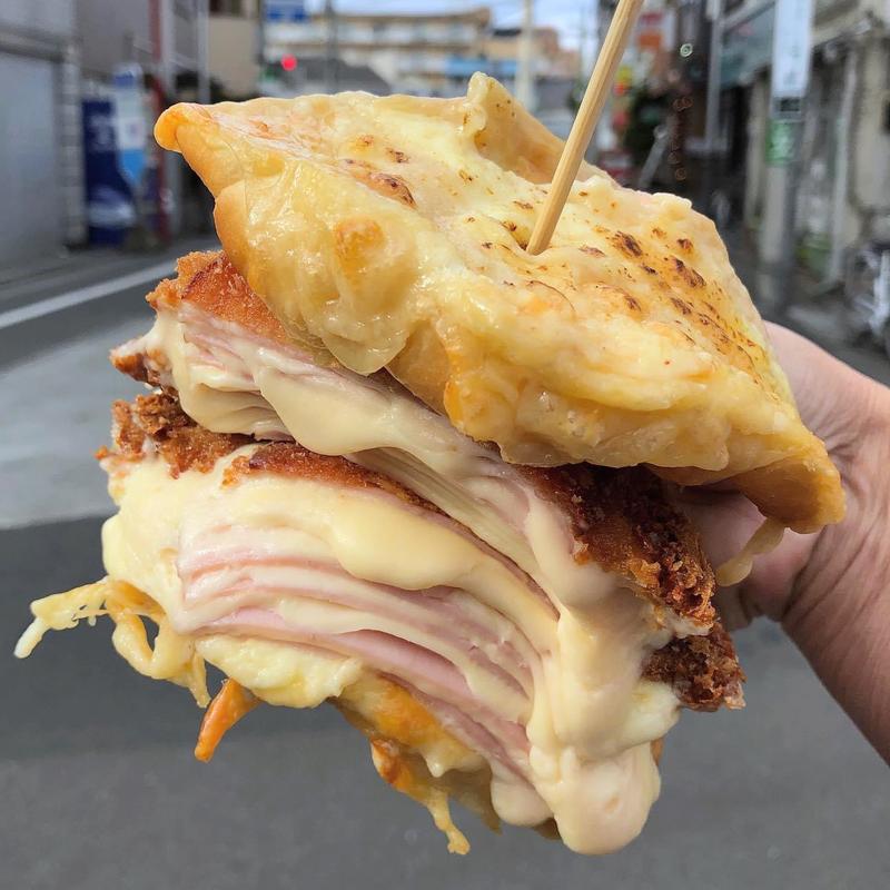 クロックムッシュチーズハムカツ(コーヒー＆トースト)