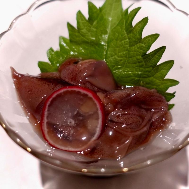 蛍烏賊の沖漬け(蔵鵡 本邸)