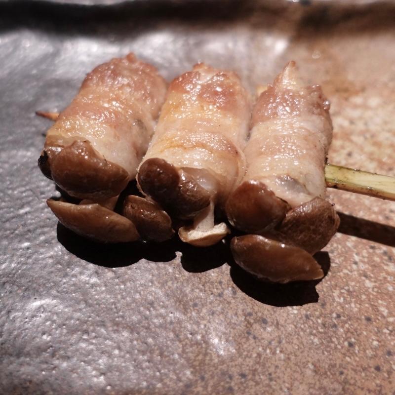 舞茸の豚バラ巻き(蔵鵡 本邸)