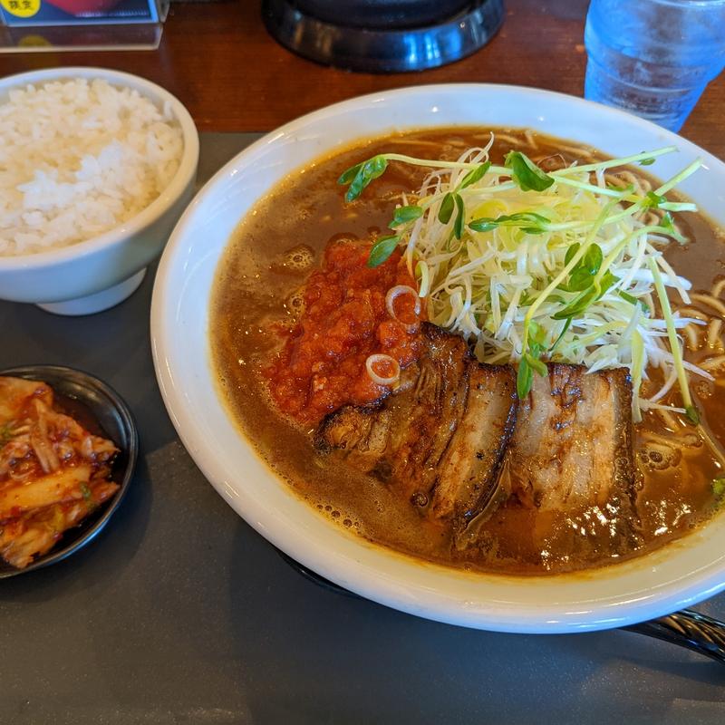 カレートマトラーメン(らぁめんたろう 摩耶店)