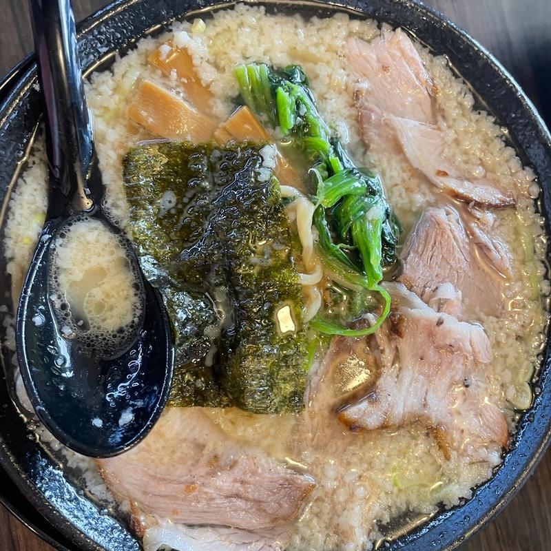 背脂豚骨(生姜醤油らーめんみずさわ東川口店)