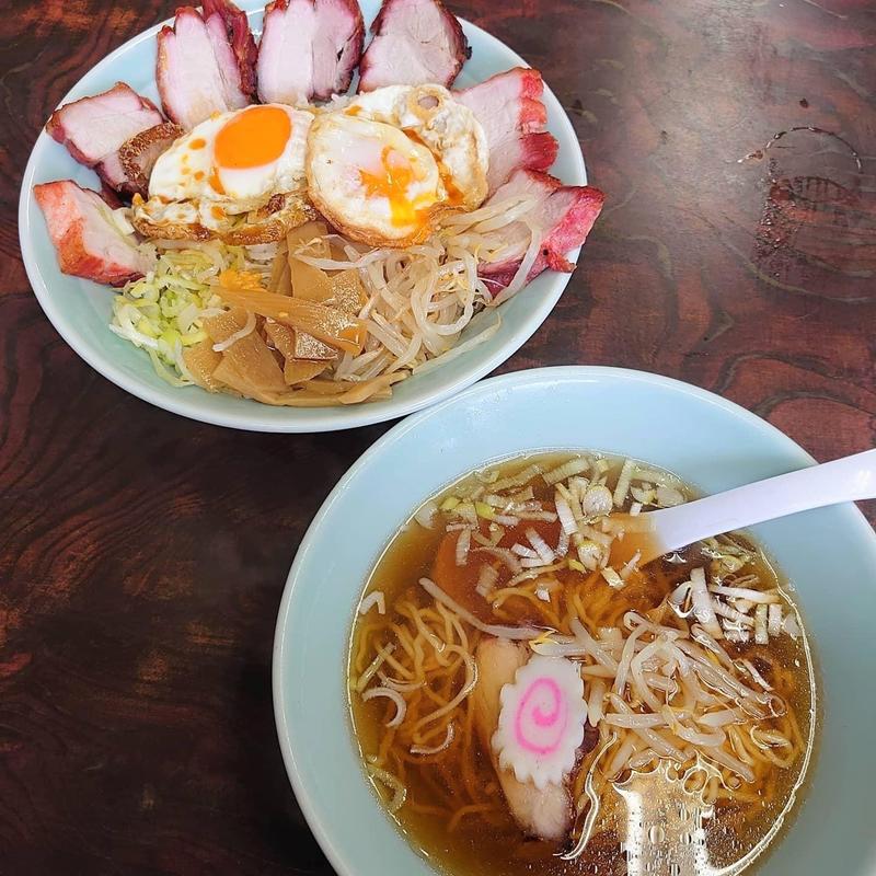 酔来丼セット 小ラーメン(廣東料理 酔来軒)
