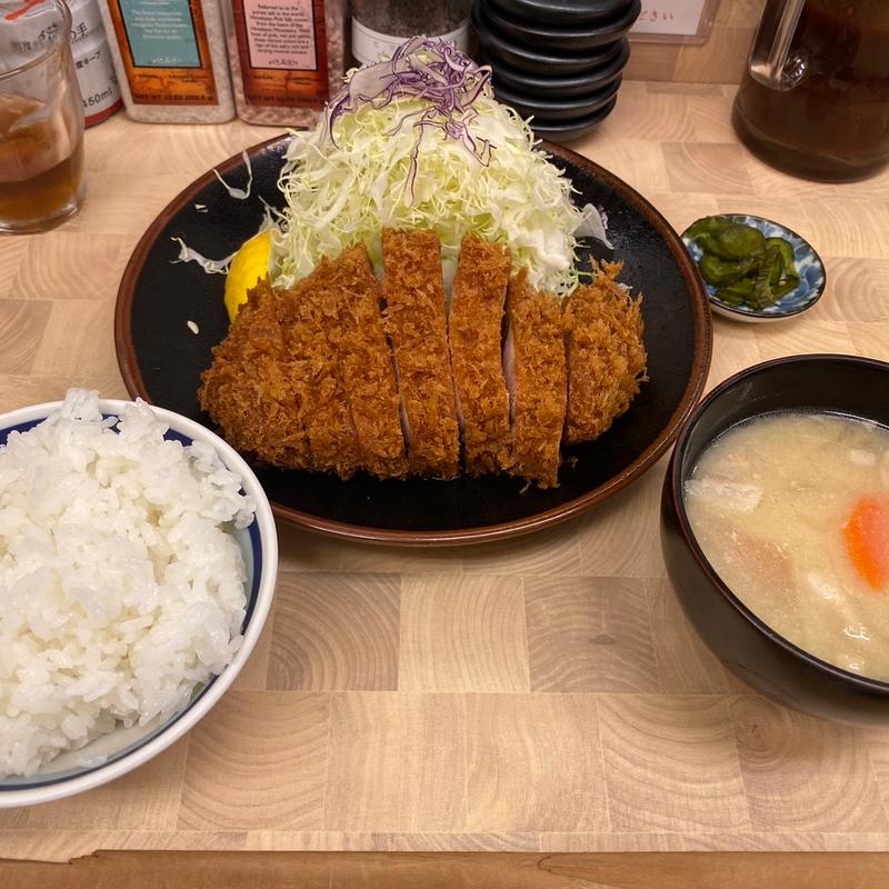 特ロースかつ定食(とんかつ檍 蒲田本店)