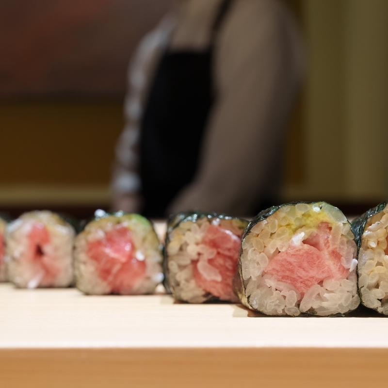 鉄火巻きと干瓢巻き(鮨 一幸)