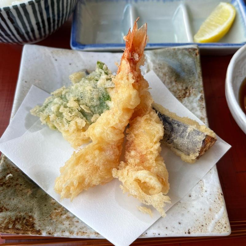 天ぷら御膳（一皿目）(天ぷら ふく西)