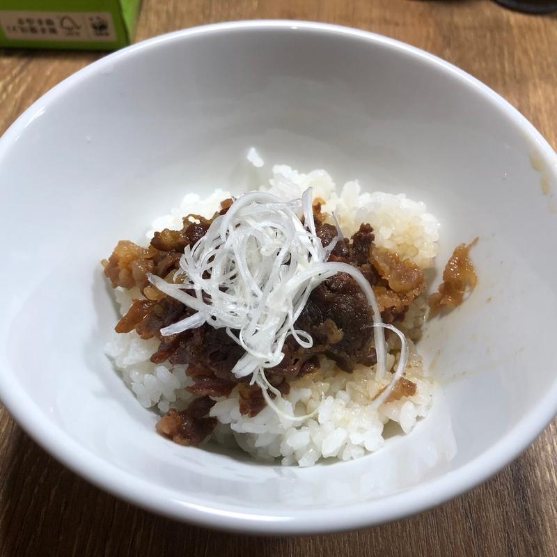 牛しぐれご飯(昆布の塩らー麺専門店MANNISH 東日本橋店)