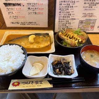 鯖の味噌煮定食(つばき食堂)