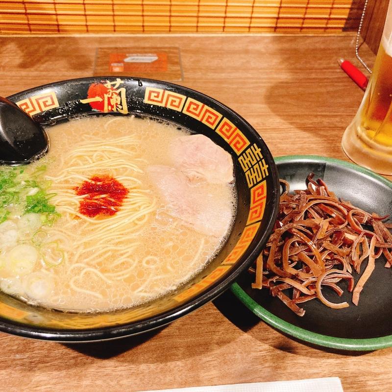 ラーメン(一蘭 名古屋錦店)