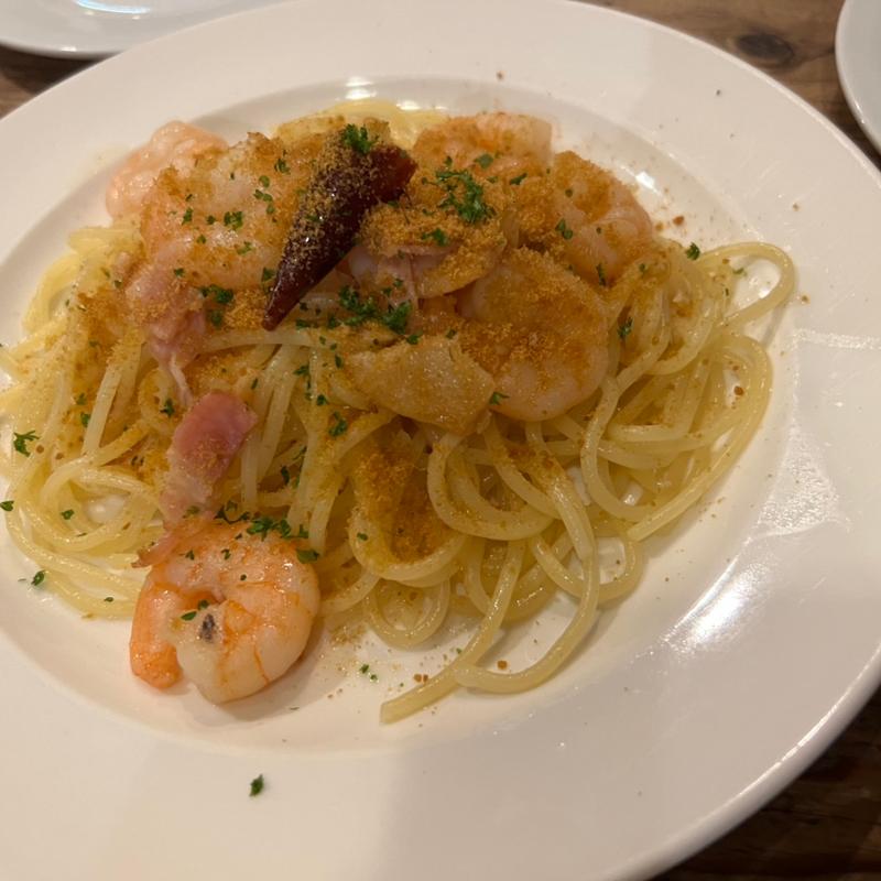 海老のカラスミパスタ(ワイン食堂　パスタコッタ)