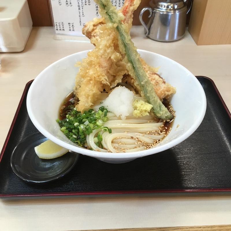 えび天ぶっかけうどん(うどん屋 しろ )