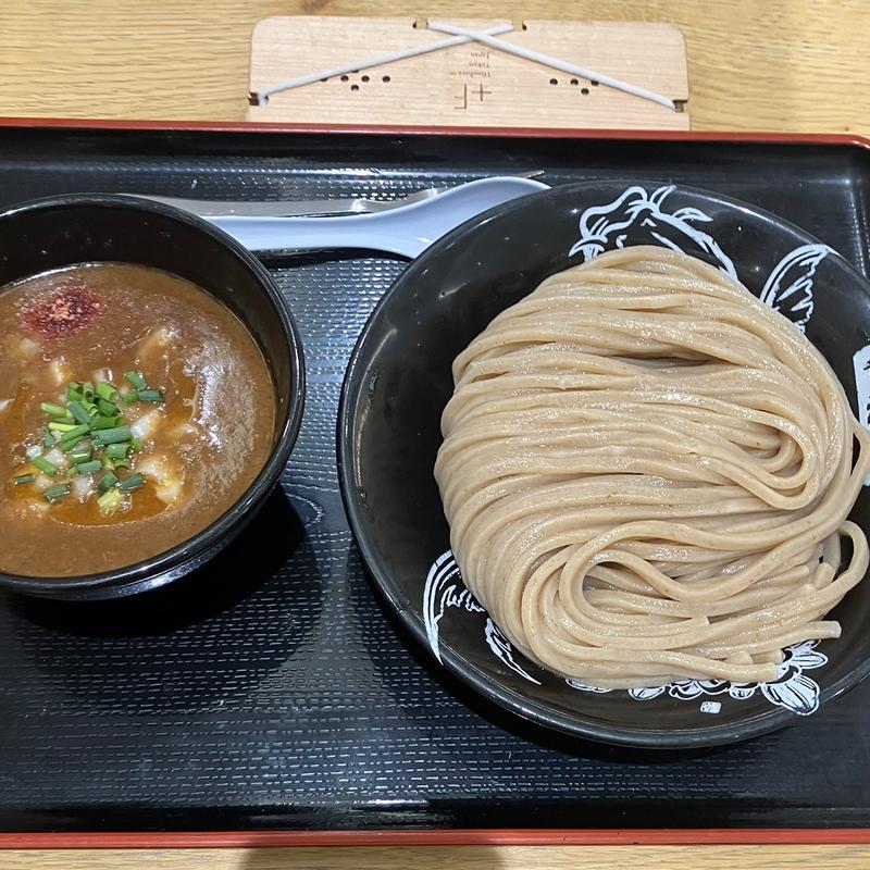 甘エビ濃厚つけ麺（中盛り+50円、大盛り+100円）(松戸富田麺桜)