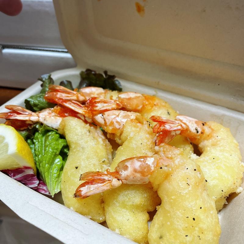 エビのフリット(ピザチェック)