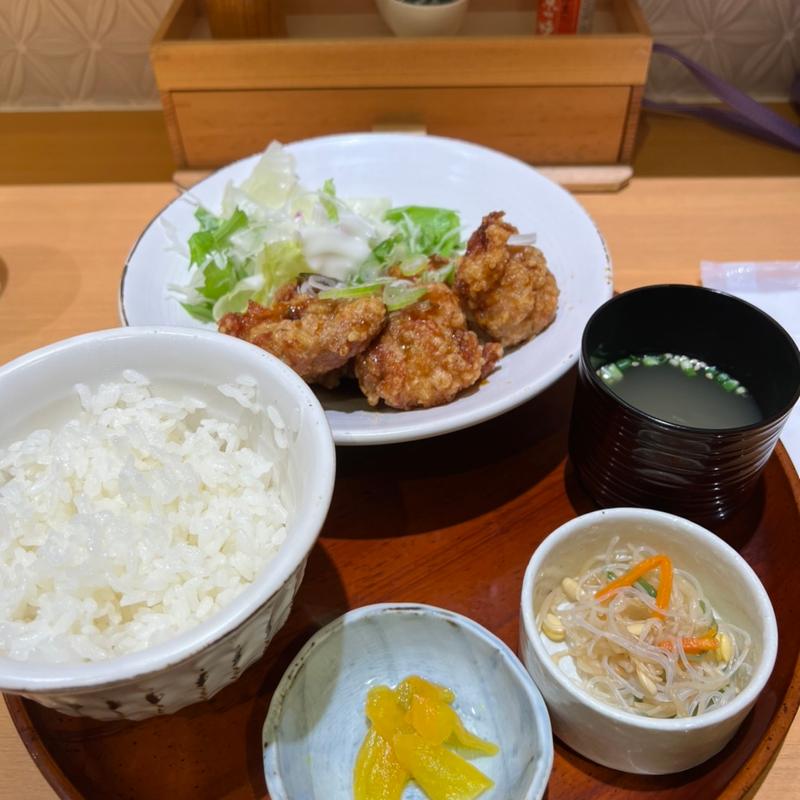 油淋鶏定食(鳥開総本家 名駅ユニモール店)