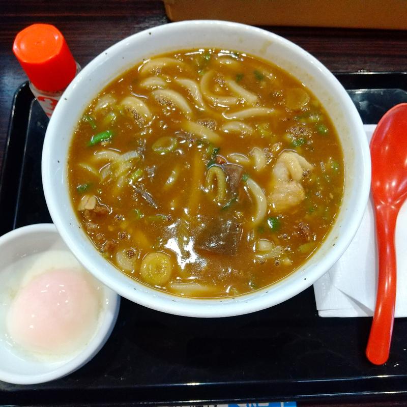 カレーうどん＋牛スジ＋半熟たまご(カレーハウス CoCo壱番屋 ＪＲ垂水駅東口店)