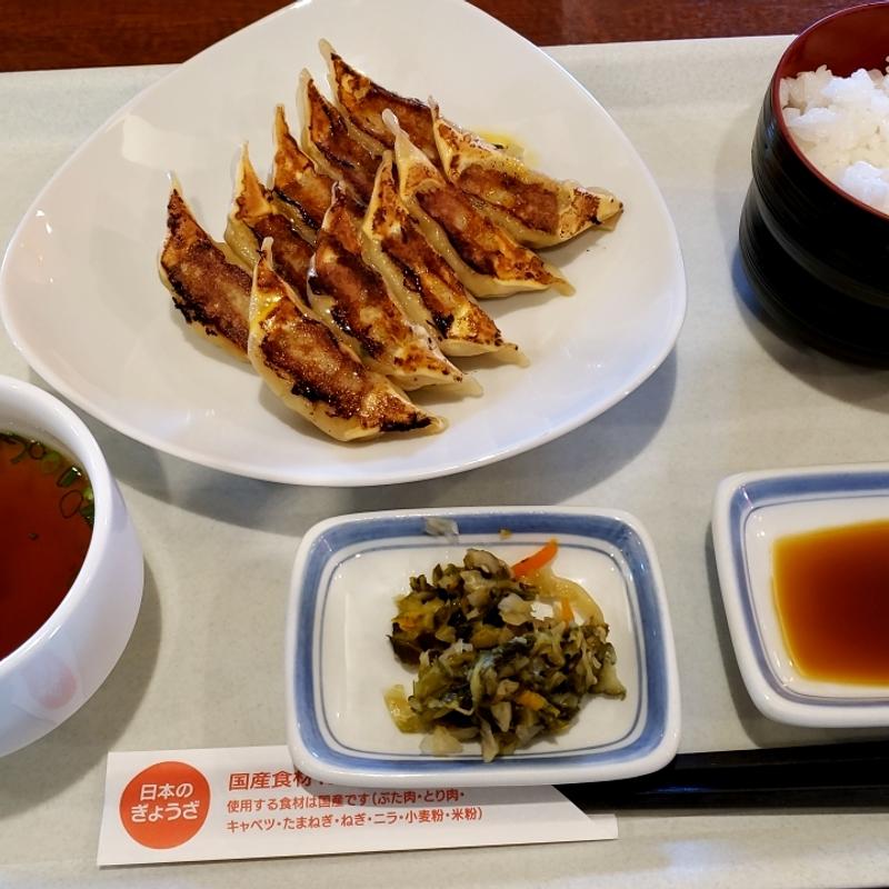 ぎょうざ　7個定食（ごはん）(長崎ちゃんぽんリンガーハット新潟河渡店)