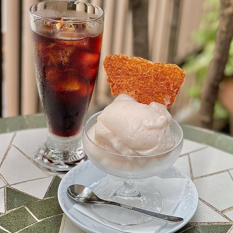 白桃のジェラート(CAFE FACON （カフェ ファソン）)