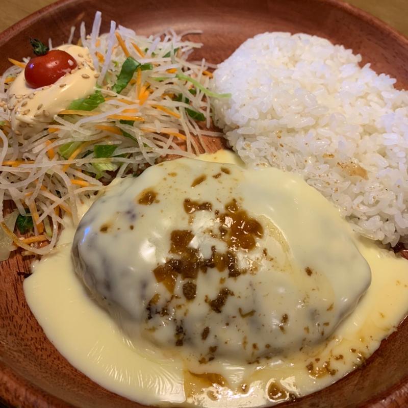 フォンデュ風チーズバーグディッシュ(びっくりドンキー 東町店 )