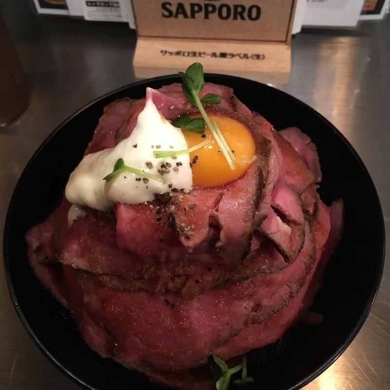 ローストビーフ丼大盛(レッドロック 仙台店)