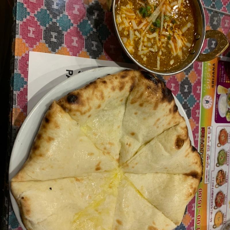 Aランチ チーズナン変更(シャリジャナ)