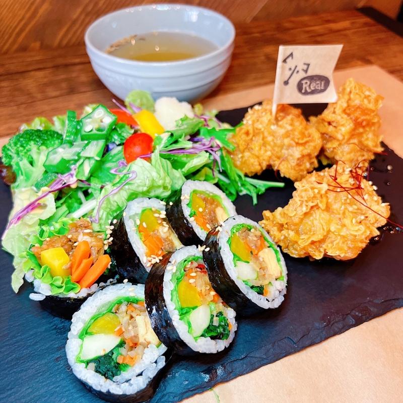 究極ザックザクチキン＆キンパ(アジアンキッチン Real)