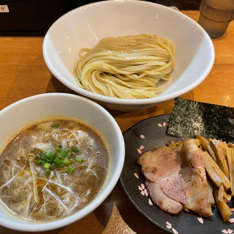 濃厚醤油つけ麺(麺処 湯咲)