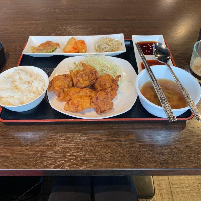 韓国チキン定食(韓の香)