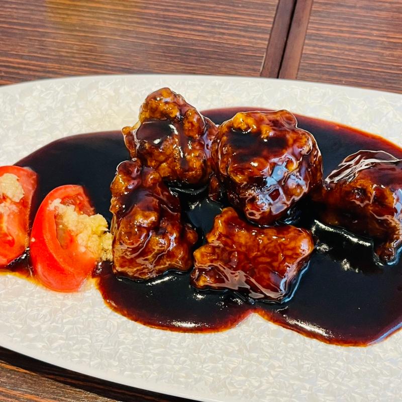 黒酢酢豚仕立て(美虎　熱海)