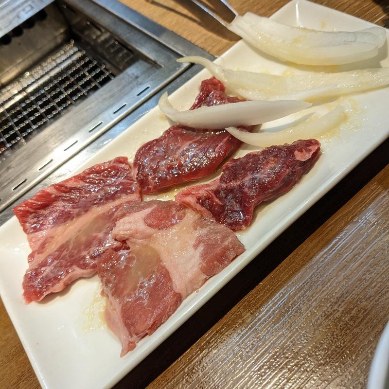上ロース ハラミセット(焼肉ライク 神保町店)
