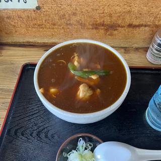 カレー南そば(そば処 芝源)