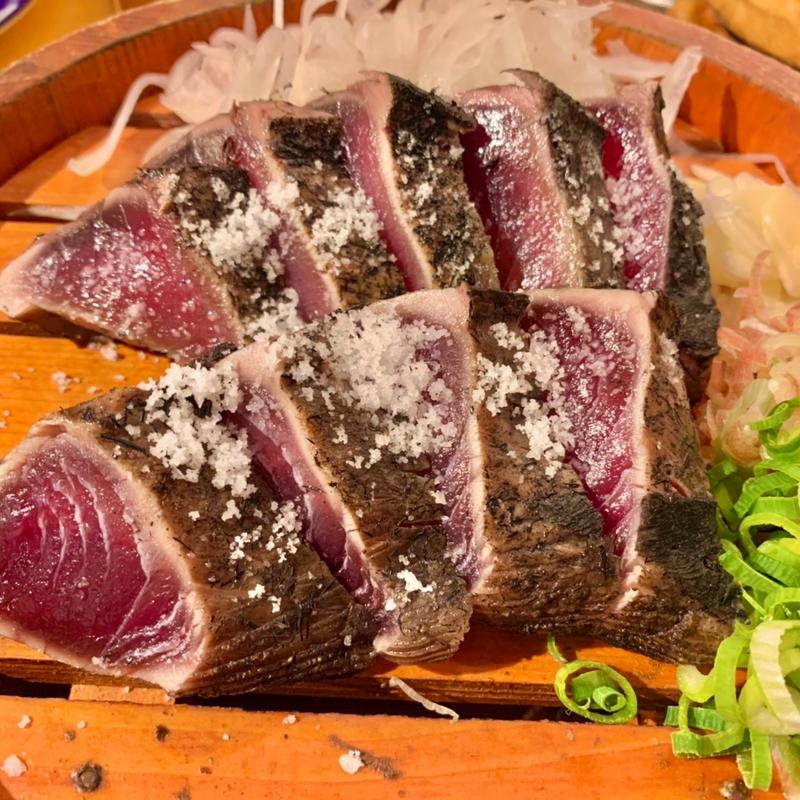 わら焼き鰹の塩たたき定食(土佐わら焼き 龍神丸 桂川店)