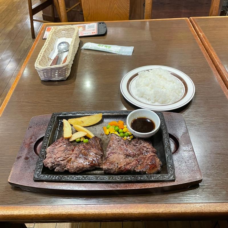 Wハラミステーキ(ボンバーズ 駅南店 （Bonbird’s）)