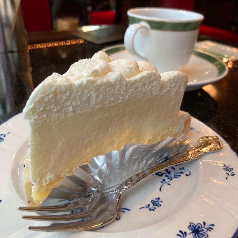 ダブルチーズケーキセット(珈琲専門館 伯爵 池袋東口店)