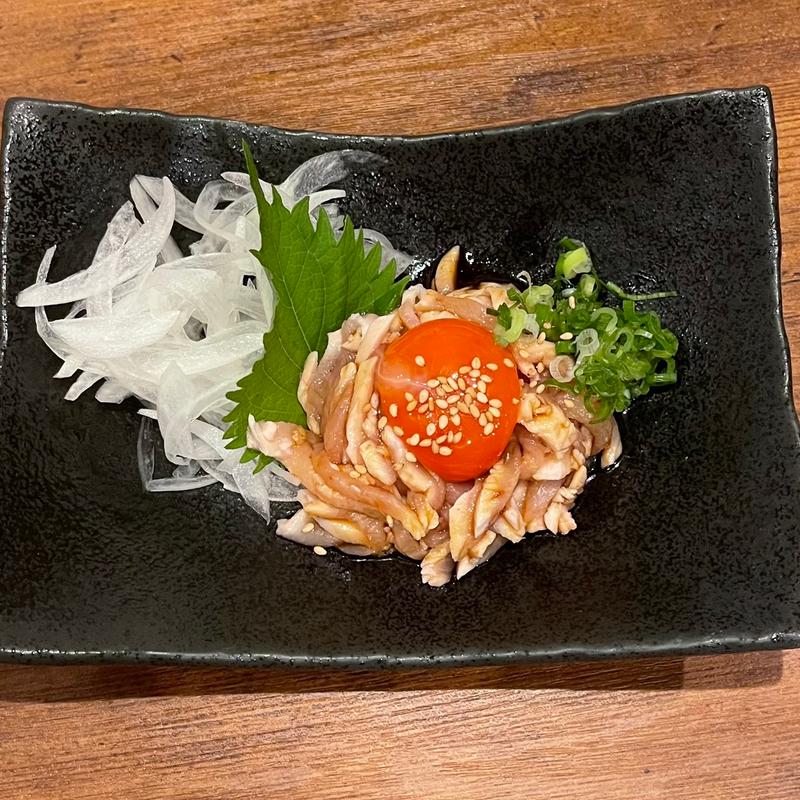 蘭王玉子の鶏ユッケ(一鳥 福島店)