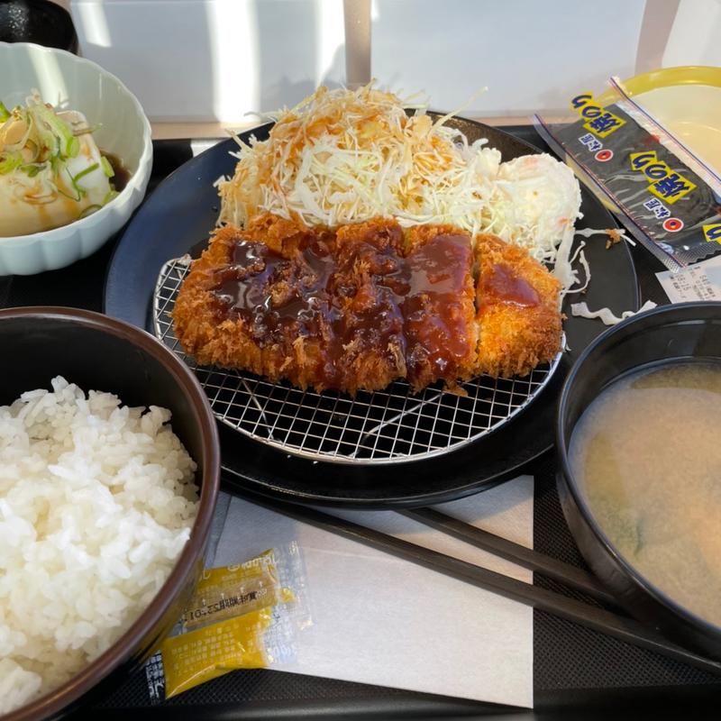 特朝ロースかつ定冷奴(権現湖パーキングエリア下り線 フードコート )