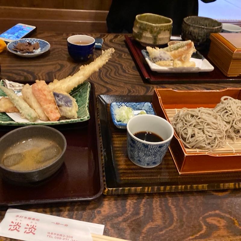 文庫穴子天ぷら(手打ちそば処 淡淡)